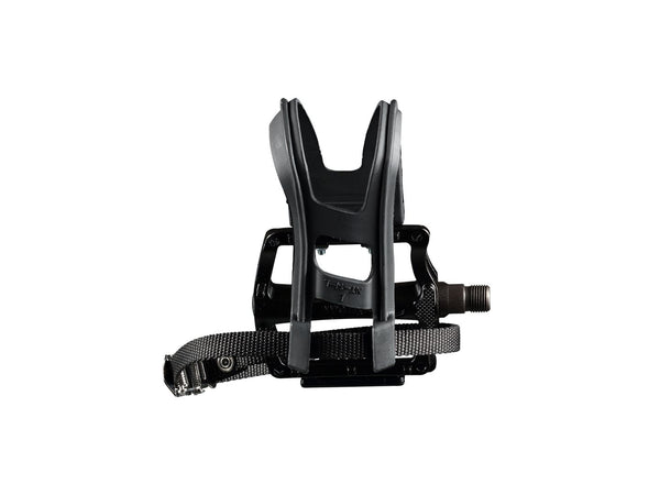 Wellgo B197T Resin Medium Platform Pedal Set with Clip & Strap