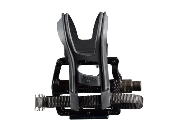 Wellgo B133 Alloy Medium Platform Pedal Set with Clip & Strap