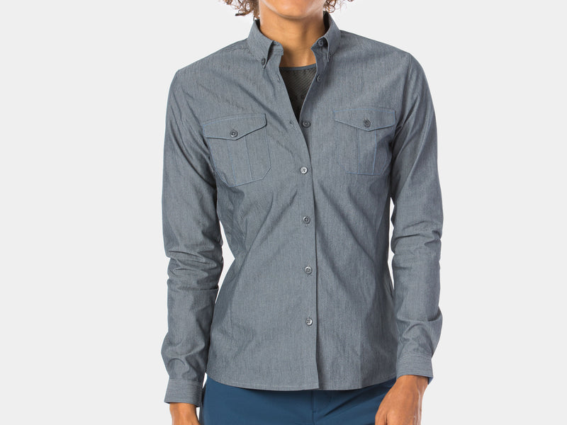 Bontrager Adventure chemise de cyclisme pour femmes en Chambray