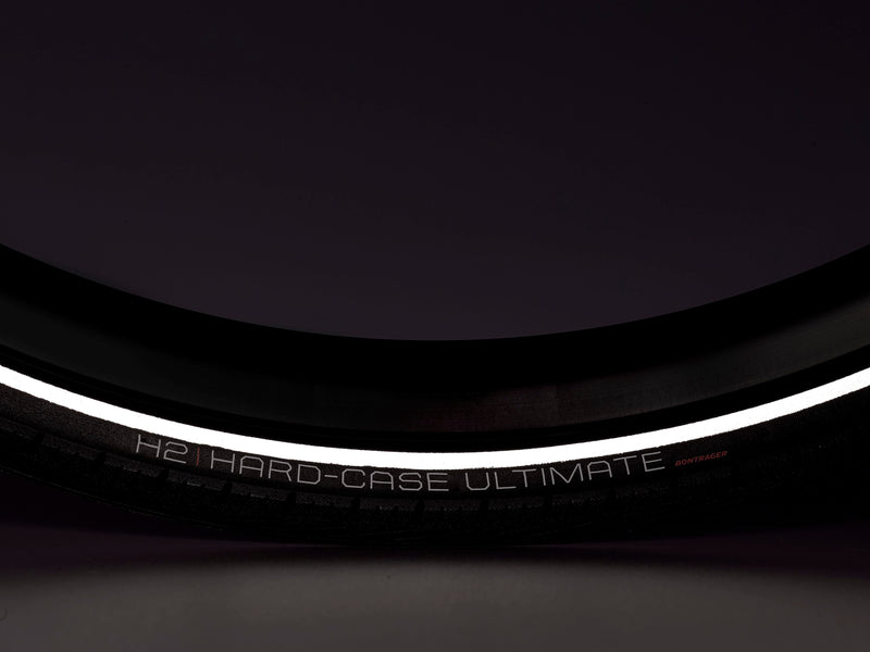 Pneu hybride Bontrager H2 Hard-Case Ultimate Réfléchissant