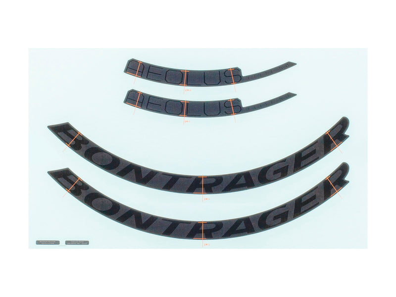 Bontrager Aeolus Elite 50mm Rim Decal Set