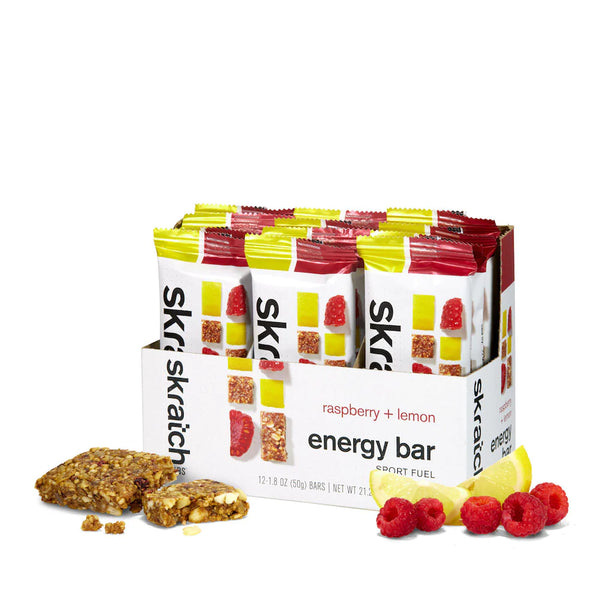 Skratch Labs Barre Énergétique Sport Fuel Framboise et Citron