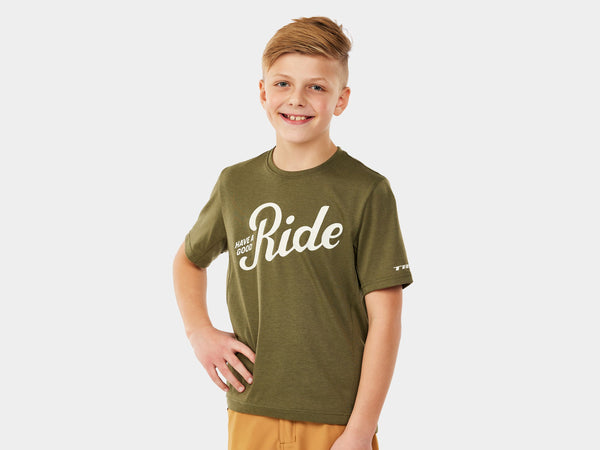 T-shirt technique VTT pour enfant Trek Evoke