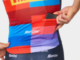 Maillot cycliste Santini Trek Factory Racing Replica pour homme