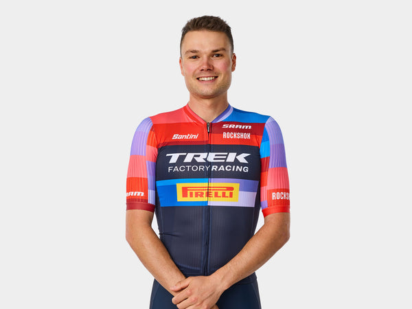 Maillot cycliste Santini Trek Factory Racing Replica pour homme