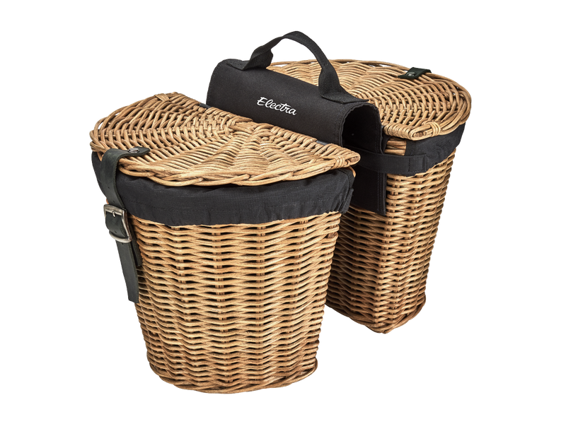 Electra Rattan Pannier Basket